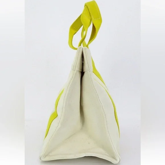 Hermes Yellow and Cream Tote Bag - Picture 2 of 15